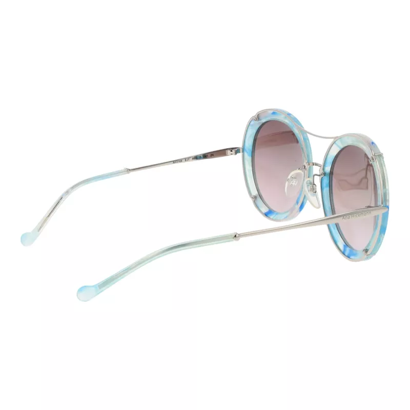 ANA HICKMANN Women's Butterfly Sunglasses AH3166-56E01 Havana Brown Gradient 56 mm