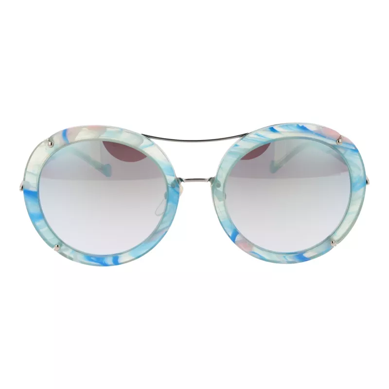 ANA HICKMANN Women's Butterfly Sunglasses AH3166-56E01 Havana Brown Gradient 56 mm