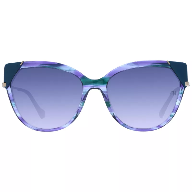 ANA HICKMANN Women's Butterfly Sunglasses AH9339-56P04 Havana Brown Gradient 56mm
