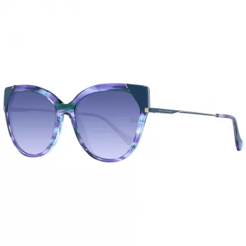 ANA HICKMANN Women's Butterfly Sunglasses AH9339-56P04 Havana Brown Gradient 56mm