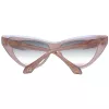 ANA HICKMANN Women's Butterfly Sunglasses AH9391-56T02 Brown Havana/Gold