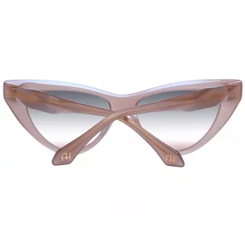 ANA HICKMANN Women's Butterfly Sunglasses AH9391-56T02 Brown Havana/Gold