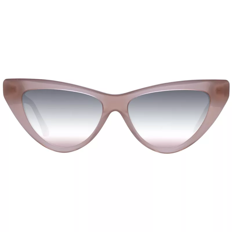 ANA HICKMANN Women's Butterfly Sunglasses AH9391-56T02 Brown Havana/Gold