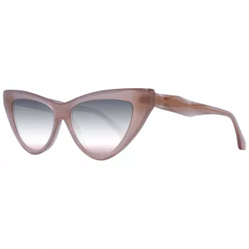 ANA HICKMANN Women's Butterfly Sunglasses AH9391-56T02 Brown Havana/Gold