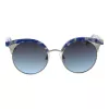 ANA HICKMANN Women's Butterfly Sunglasses HI3050-52G21 Havana/Tortoise Acetate Frame Brown Gradient Lens 52/20/140 mm