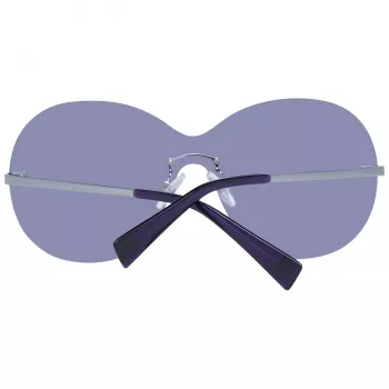 ANA HICKMANN Women's Butterfly Sunglasses HI3058-14002A Black Acetate Gradient Grey Lens 57mm