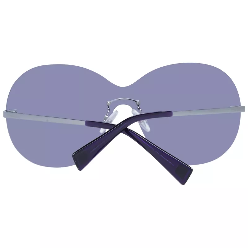 ANA HICKMANN Women's Butterfly Sunglasses HI3058-14002A Black Acetate Gradient Grey Lens 57mm