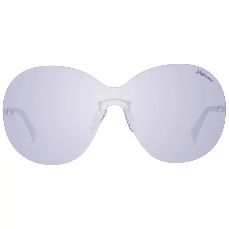 ANA HICKMANN Women's Butterfly Sunglasses HI3058-14002A Black Acetate Gradient Grey Lens 57mm