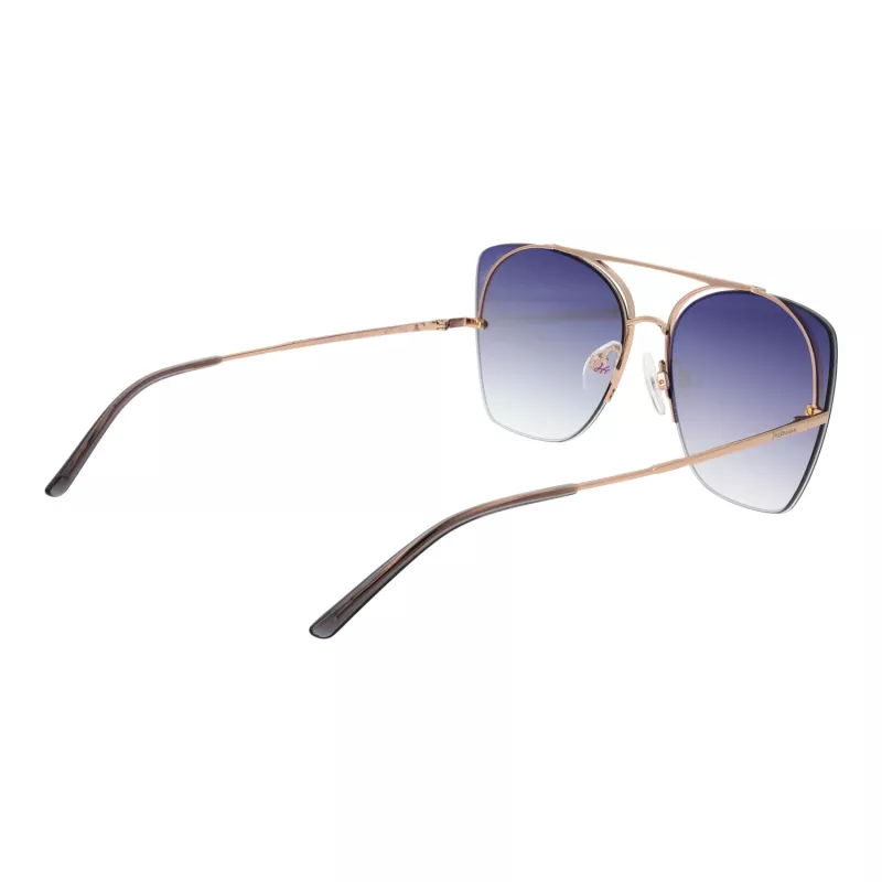 ANA HICKMANN Women's Butterfly Sunglasses HI3075-5805A - Havana/Brown Gradient Lens 58mm