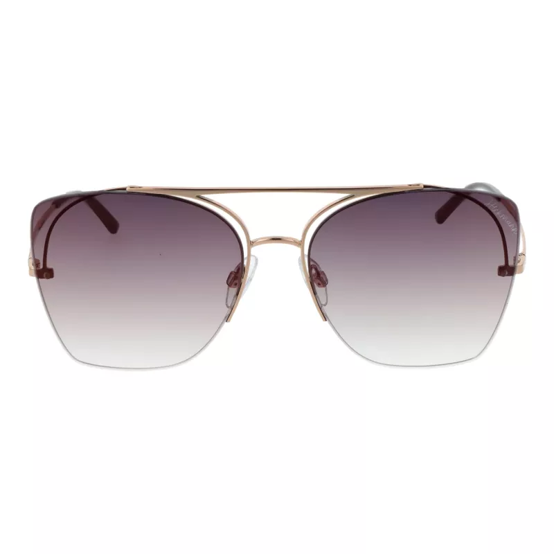 ANA HICKMANN Women's Butterfly Sunglasses HI3075-5805A - Havana/Brown Gradient Lens 58mm