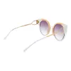 ANA HICKMANN Women's Cat Eye Sunglasses AH3180-52P02 - Havana Acetate Frame with Brown Gradient Lenses - 53/22/145 mm