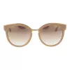 ANA HICKMANN Women's Cat Eye Sunglasses AH9263-55D03 Havana/Brown Gradient