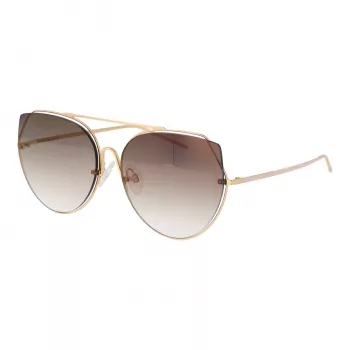 ANA HICKMANN Women's Cat Eye Sunglasses HI3068-5804B Black Acetate Gradient Grey Lens 58/18/145 mm