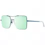 ANA HICKMANN Women's HI3024-5806A Square Sunglasses Havana Brown Acetate Frame Brown Gradient Lens 58/17/140 mm