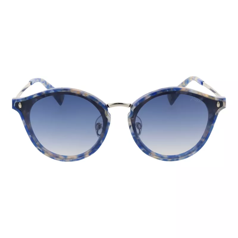 ANA HICKMANN Women's HI9066-49G22 Butterfly Sunglasses Havana Acetate Brown Gradient UV400