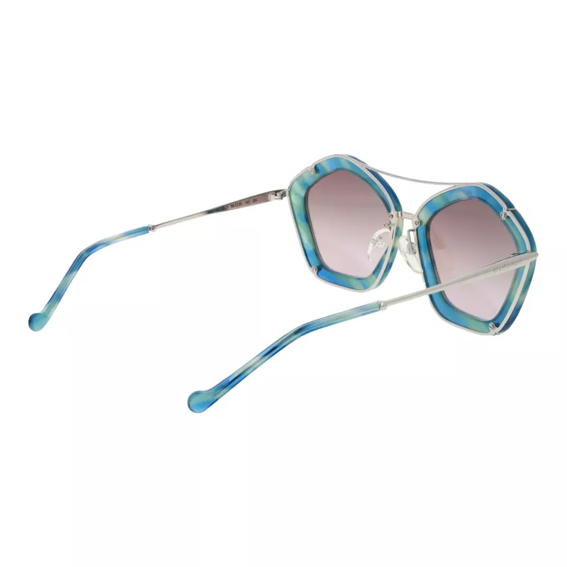 ANA HICKMANN Women's Sunglasses AH3165-56G23 Havana Brown Acetate Rectangular UV400