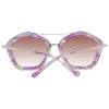 ANA HICKMANN Women's Sunglasses AH3165-56G24 Gold Metal Butterfly Frame Brown Gradient Lens 56/20/145 mm