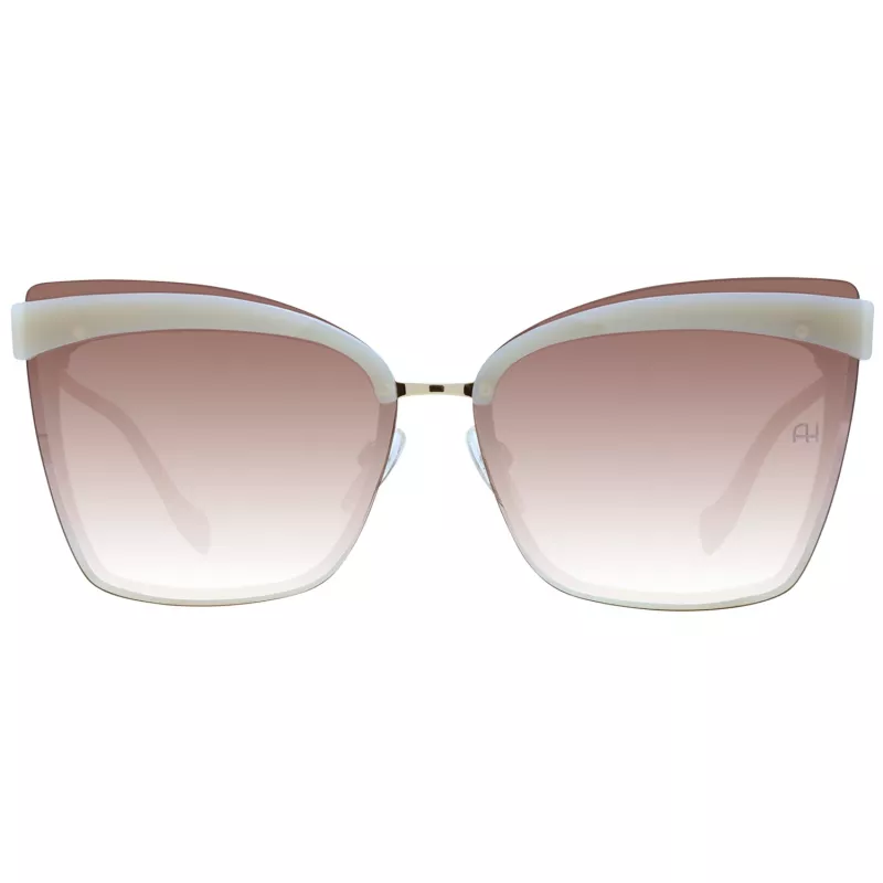 ANA HICKMANN Women's Sunglasses AH3177-6404C Havana Butterfly 64mm
