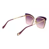 ANA HICKMANN Women's Sunglasses AH3177-6404E Gold Frame Gradient Brown Lens 64mm