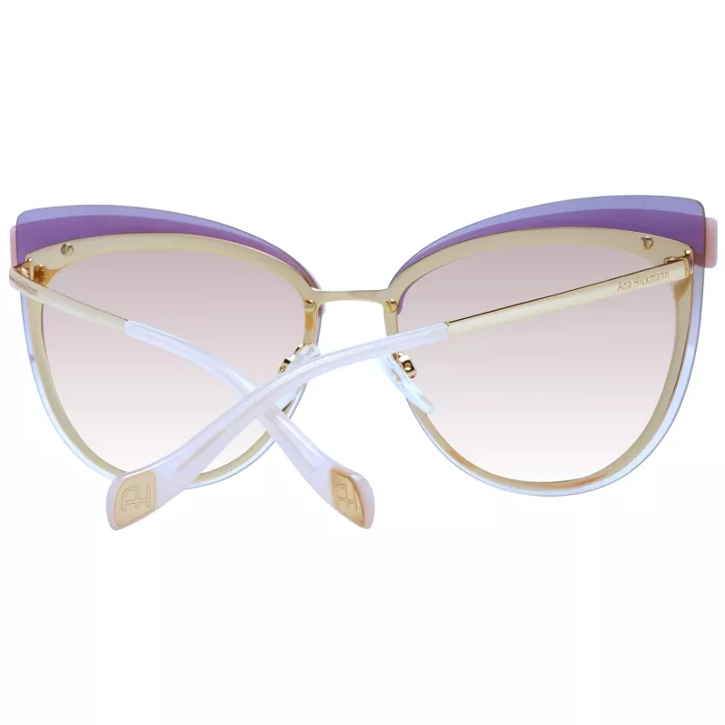 ANA HICKMANN Women's Sunglasses AH3178-6604A Brown Havana Tortoise Frame Brown Gradient Lens 65mm