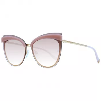 ANA HICKMANN Women's Sunglasses AH3178-6604A Brown Havana Tortoise Frame Brown Gradient Lens 65mm