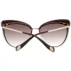 ANA HICKMANN Women's Sunglasses AH3178-6604C Butterfly Cat-Eye Havana Brown