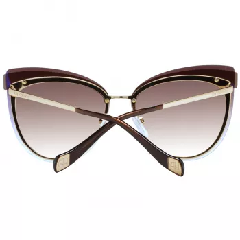 ANA HICKMANN Women's Sunglasses AH3178-6604C Butterfly Cat-Eye Havana Brown