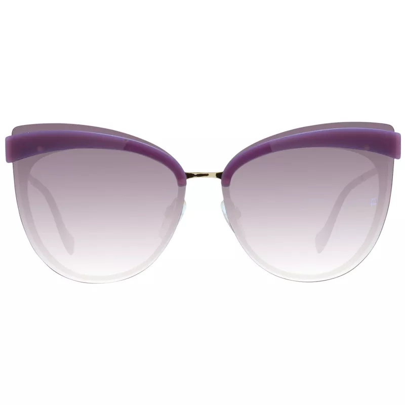 ANA HICKMANN Women's Sunglasses AH3178-6604D Havana/Gold Oversized Square