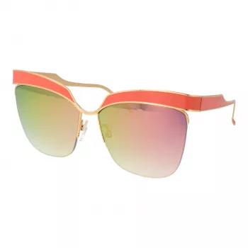 ANA HICKMANN Women's Sunglasses AH3179-6205A Butterfly Cat Eye Havana Acetate Brown Gradient UV400 62mm