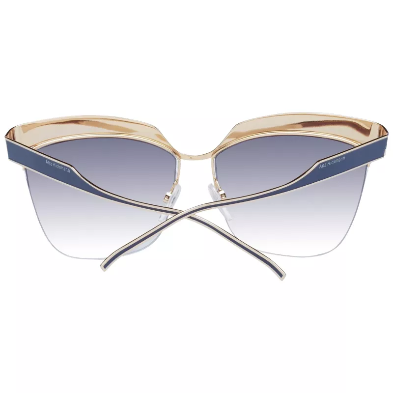 ANA HICKMANN Women's Sunglasses AH3179-6206A Butterfly Acetate Havana Brown Gradient Lens 62mm