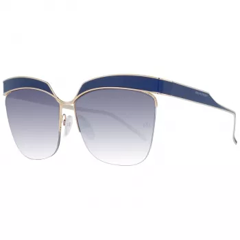 ANA HICKMANN Women's Sunglasses AH3179-6206A Butterfly Acetate Havana Brown Gradient Lens 62mm