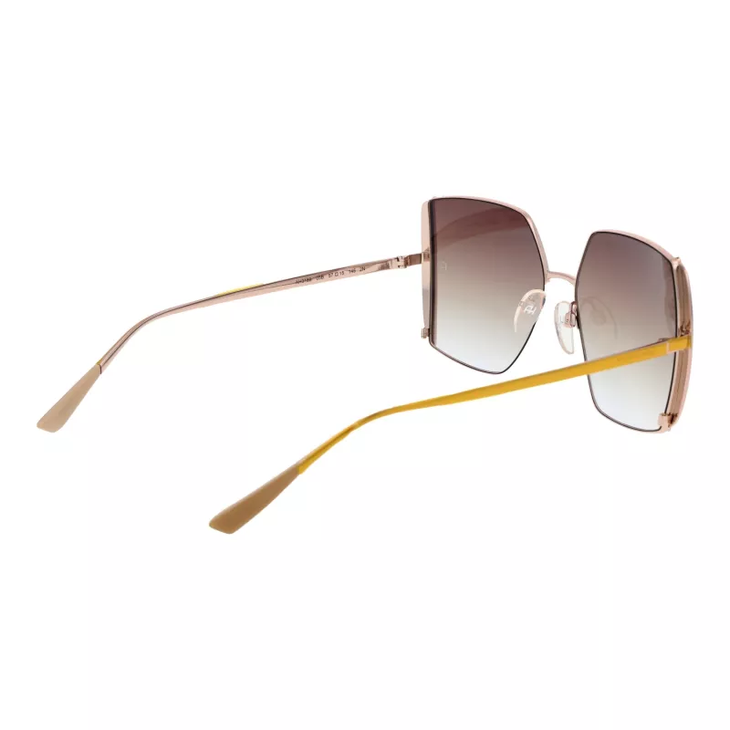 ANA HICKMANN Women's Sunglasses AH3189-5605B - Brown Acetate Frame, Brown Gradient Polycarbonate Lenses, 57mm Lens Width, UV400 Protection