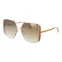 ANA HICKMANN Women's Sunglasses AH3189-5605B - Brown Acetate Frame, Brown Gradient Polycarbonate Lenses, 57mm Lens Width, UV400 Protection