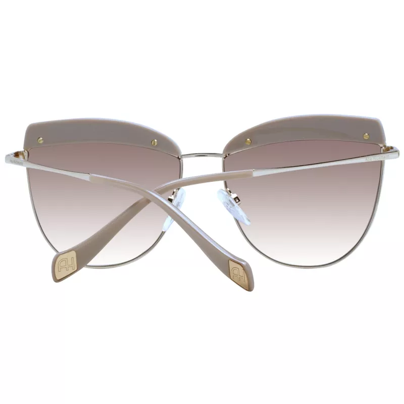 ANA HICKMANN Women's Sunglasses AH3190-5902S Brown Havana Oversized Square Acetate Frame Brown Gradient Lens 60/15/145 mm