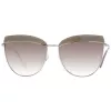 ANA HICKMANN Women's Sunglasses AH3190-5902S Brown Havana Oversized Square Acetate Frame Brown Gradient Lens 60/15/145 mm