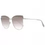 ANA HICKMANN Women's Sunglasses AH3190-5902S Brown Havana Oversized Square Acetate Frame Brown Gradient Lens 60/15/145 mm