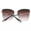 ANA HICKMANN Women's Sunglasses AH3191-59D02 Havana/Brown Rectangular Acetate Frame Brown Gradient Lens 60/15/145 mm