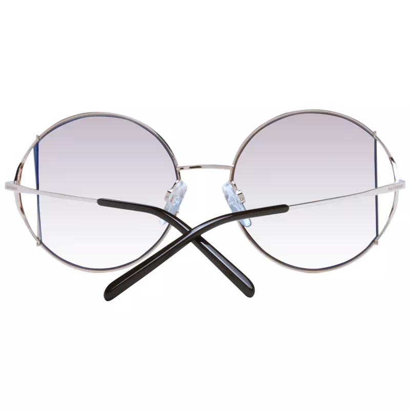 ANA HICKMANN Women's Sunglasses AH3192-5304D Havana Brown Acetate Rectangular Frame with Brown Gradient Polycarbonate Lenses 53mm