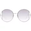 ANA HICKMANN Women's Sunglasses AH3192-5304D Havana Brown Acetate Rectangular Frame with Brown Gradient Polycarbonate Lenses 53mm