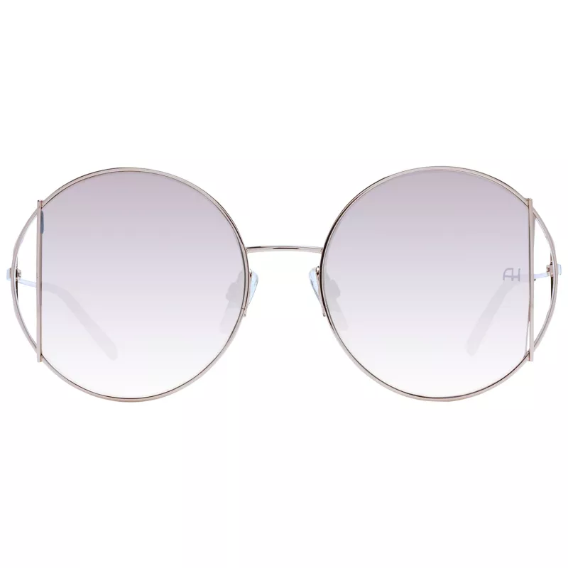 ANA HICKMANN Women's Sunglasses AH3192-5304D Havana Brown Acetate Rectangular Frame with Brown Gradient Polycarbonate Lenses 53mm