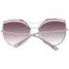 ANA HICKMANN Women's Sunglasses AH3207-59H01 Butterfly Cat Eye Acetate Frame Gradient Brown Lens UV400