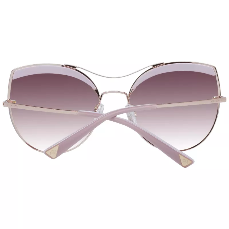 ANA HICKMANN Women's Sunglasses AH3207-59H01 Butterfly Cat Eye Acetate Frame Gradient Brown Lens UV400