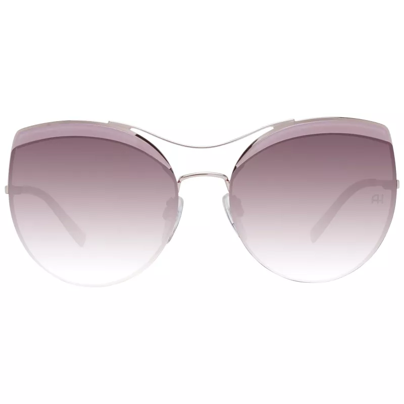 ANA HICKMANN Women's Sunglasses AH3207-59H01 Butterfly Cat Eye Acetate Frame Gradient Brown Lens UV400