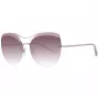 ANA HICKMANN Women's Sunglasses AH3207-59H01 Butterfly Cat Eye Acetate Frame Gradient Brown Lens UV400