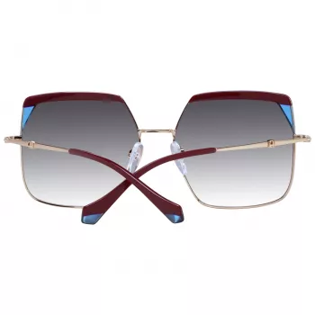 ANA HICKMANN Women's Sunglasses AH3253-59P02 Havana Brown Butterfly Acetate Frame with Brown Gradient Lenses UV400