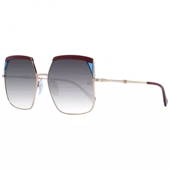 ANA HICKMANN Women's Sunglasses AH3253-59P02 Havana Brown Butterfly Acetate Frame with Brown Gradient Lenses UV400