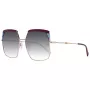 ANA HICKMANN Women's Sunglasses AH3253-59P02 Havana Brown Butterfly Acetate Frame with Brown Gradient Lenses UV400