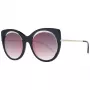 ANA HICKMANN Women's Sunglasses AH9265-54A01 - Black Acetate Frame, Grey Polycarbonate Lenses, UV400 Protection, 54/22/145 mm