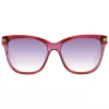 ANA HICKMANN Women's Sunglasses AH9270-54C02 Cat Eye Acetate Frame Brown Gradient Lens UV400