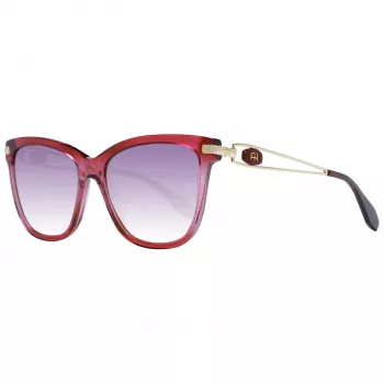 ANA HICKMANN Women's Sunglasses AH9270-54C02 Cat Eye Acetate Frame Brown Gradient Lens UV400